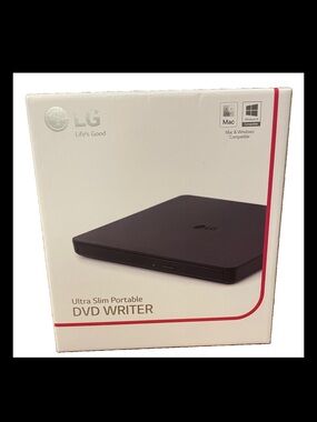 LG GP63EX70 Ultra Slim Portable DVD Writer External Drive M-DISC Open Box